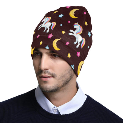 Unicorn Moon Star Unisex Beanie