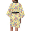 Sea Turtle Pattern Print Design T06 Women's Short Kimono