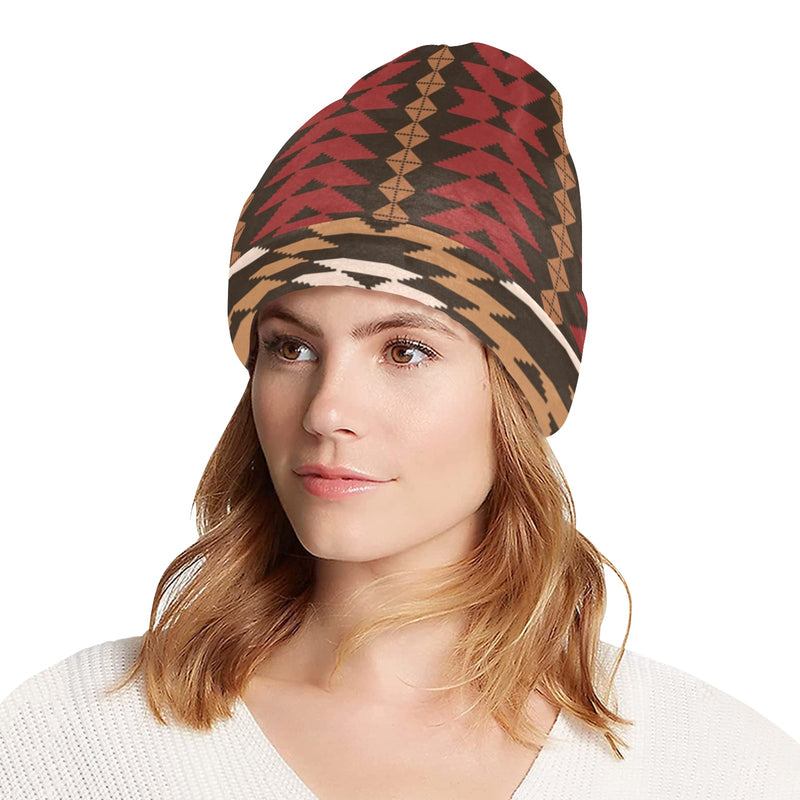 Native Pattern Print Design A02 Unisex Beanie