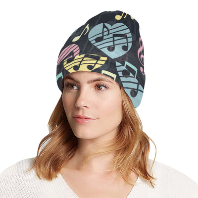 Music note Pattern Print Design A03 Unisex Beanie