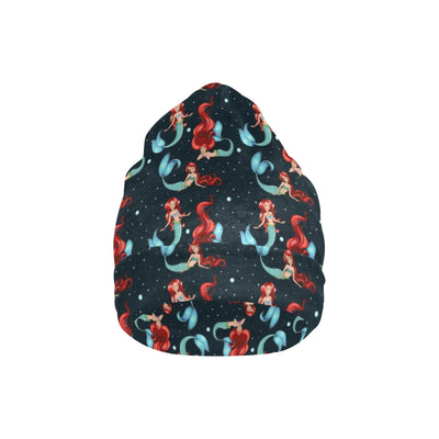 Mermaid Girl Themed Design Print Unisex Beanie