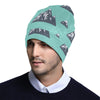 Mountain Pattern Print Design 01 Unisex Beanie