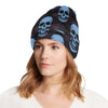 Skull Print Design LKS3012 Unisex Beanie