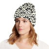 Lotus Pattern Print Unisex Beanie