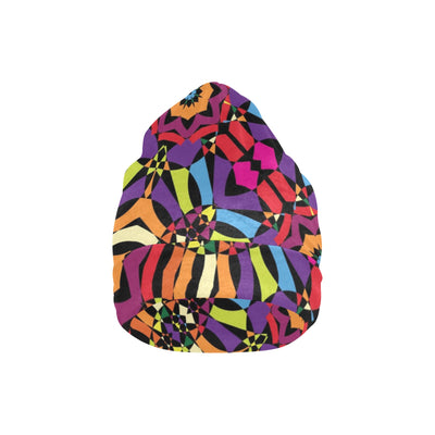 Kaleidoscope Pattern Print Design 01 Unisex Beanie