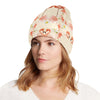 Flamingo Hibiscus Print Pattern Unisex Beanie