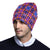 kaleidoscope Purple Orange Print Design Unisex Beanie