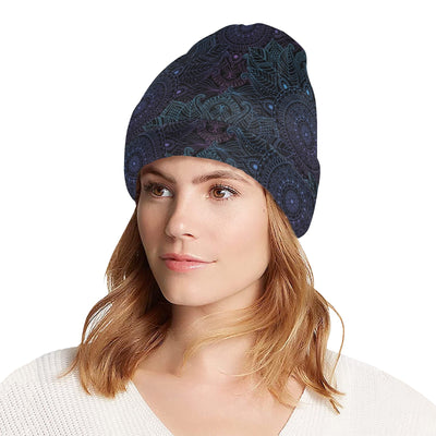 Boho Floral Mandala Unisex Beanie