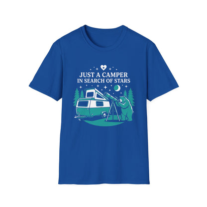 Just a Camper in Search of Stars T-Shirt