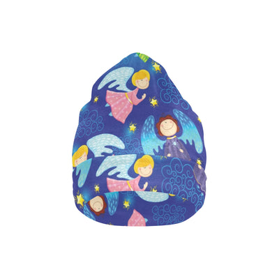 Angel Little Pattern Print Design 02 Unisex Beanie