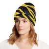 zebra Gold Unisex Beanie