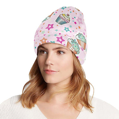 Cupcake Pattern Print Design CP03 Unisex Beanie