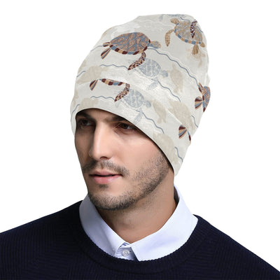 Sea Turtle Pattern Print Design T07 Unisex Beanie