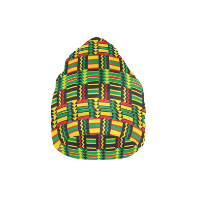 African Zip Zag Print Pattern Unisex Beanie