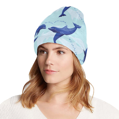 Dolphin Heart Pattern Unisex Beanie