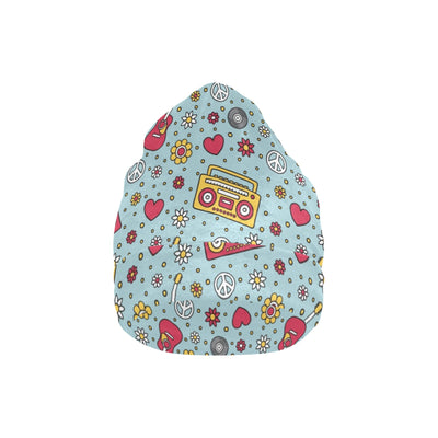 Hippie Print Design LKS307 Unisex Beanie