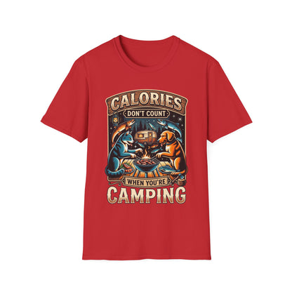 Calories don’t count when you’re camping. T-Shirt