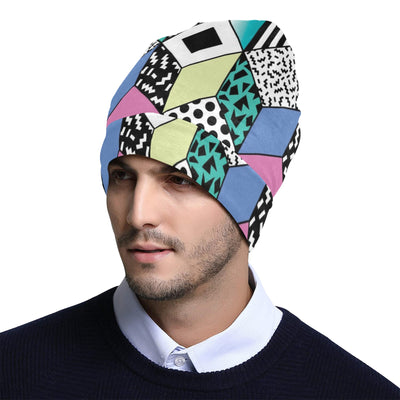 90s Pattern Print Design 3 Unisex Beanie