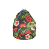 Hibiscus Red With Parrotprint Design LKS303 Unisex Beanie