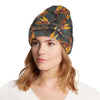 Bird Of Paradise Pattern Print Design 01 Unisex Beanie