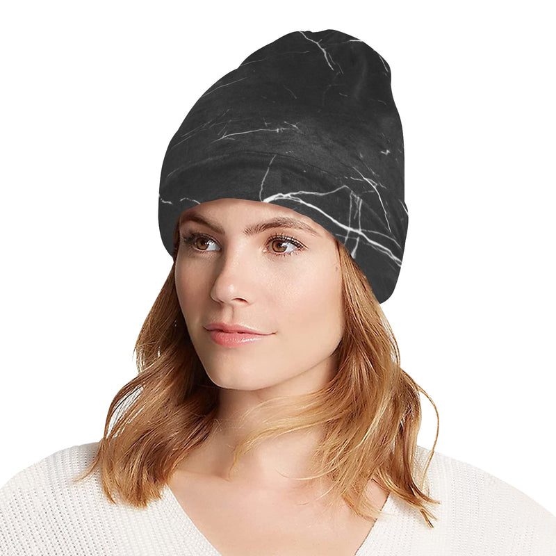 Marble Pattern Print Design 04 Unisex Beanie