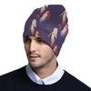 Mermaid Pattern Print Design 02 Unisex Beanie