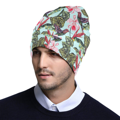 Hummingbird Cute Themed Print Unisex Beanie