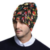 Skull Roses Flower Design Themed Print Unisex Beanie