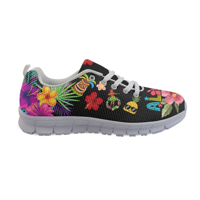 Aloha Hawaii Summer Tropical Flowers Women Sneakers Shoes