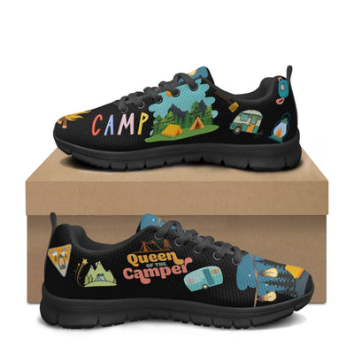 Queen of the Camper Camping Women Sneakers Shoes