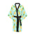 Pineapple Pattern Print Design PP01 Women's Short Kimono