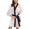 Polar Bear Pattern Print Design PB09 Women's Short Kimono