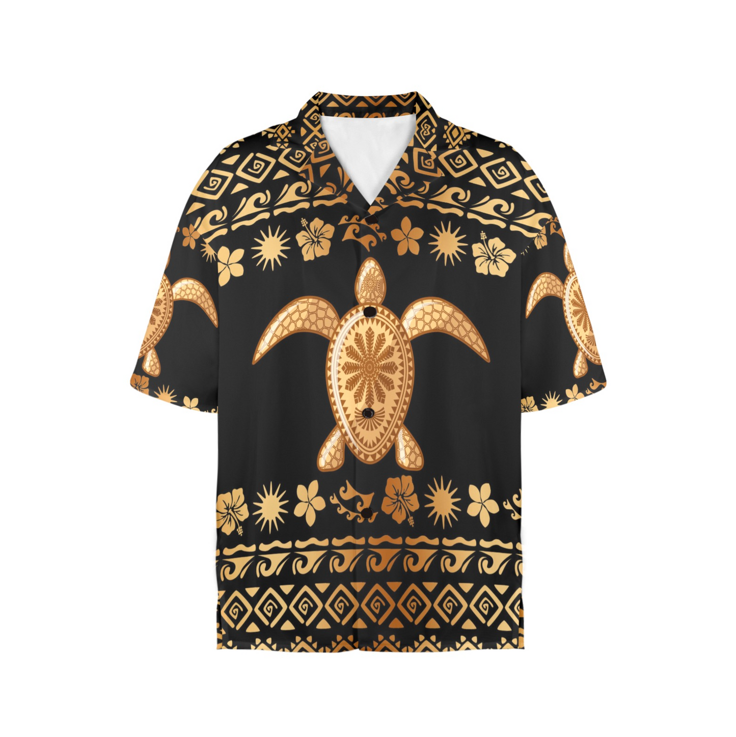 Tribal Sea turtle Polynesian Hawaiian Women's Hawaiian Shirt