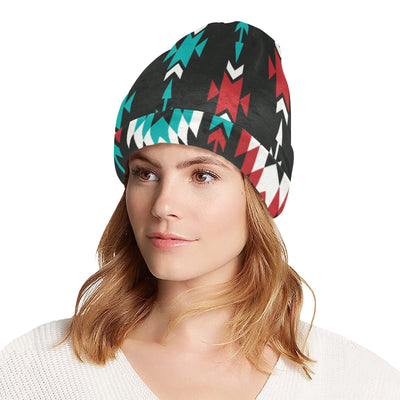 Native Pattern Print Design A08 Unisex Beanie