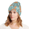 Fox Forest Print Pattern Unisex Beanie