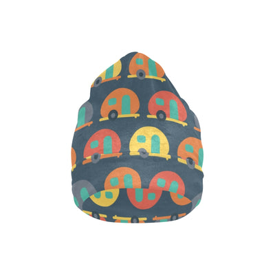 Camper Pattern Print Design 02 Unisex Beanie