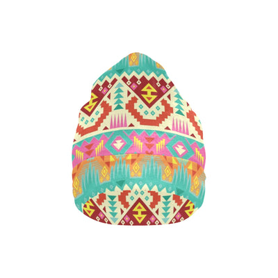 Aztec Pattern Print Design 03 Unisex Beanie