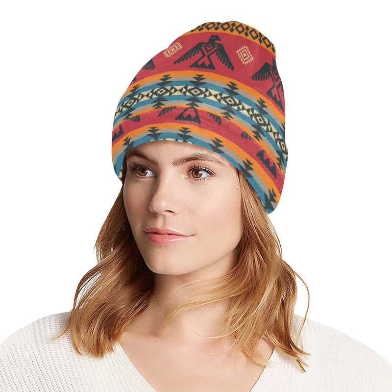 Eagles Native American Design Unisex Beanie