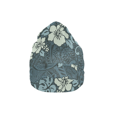 Flower Hawaiian Hibiscus Style Print Pattern Unisex Beanie