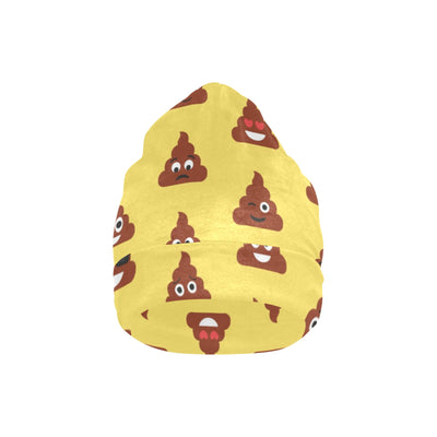 Emoji Poop Print Pattern Unisex Beanie