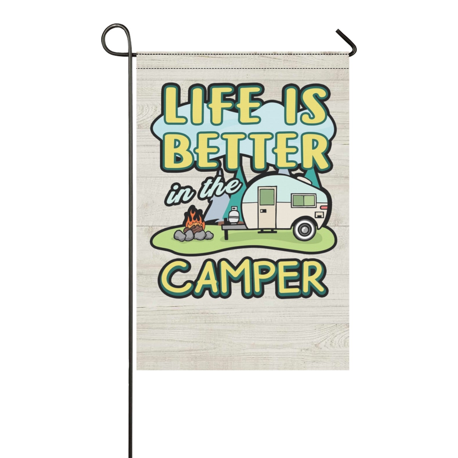 Personalized Custom Name Camping Camper CP-F1-01 Garden flag