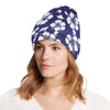 Hibiscus Pattern Print Design HB010 Unisex Beanie