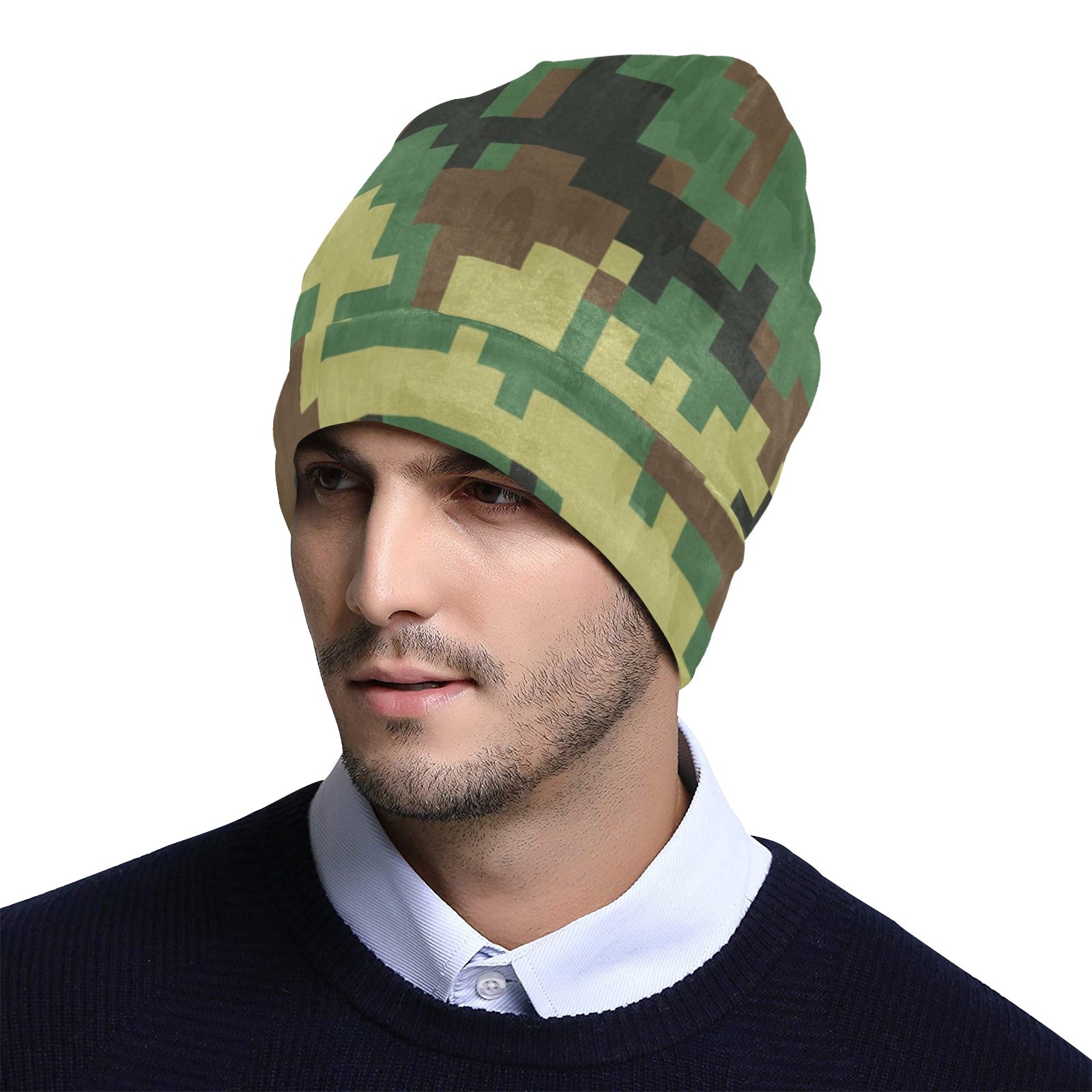 ACU Army Digital Pattern Print Design 02 Unisex Beanie