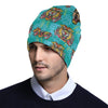 Tattoo Tiger Head Print Design LKS304 Unisex Beanie