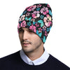 Pink Hibiscus Hawaiian Flower Unisex Beanie