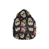 Sugar Skull Pink Bow Themed Print Unisex Beanie