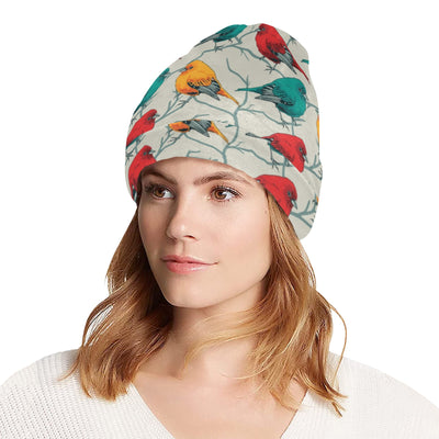 Birds Pattern Print Design 04 Unisex Beanie