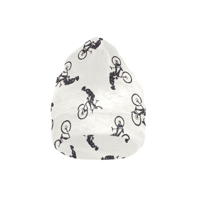 Mountain bike Pattern Print Design 01 Unisex Beanie