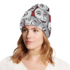 Acting Mask Pattern Print Design 01 Unisex Beanie