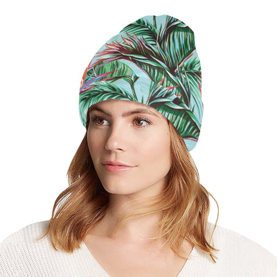 Bird Of Paradise Pattern Print Design BOP01 Unisex Beanie